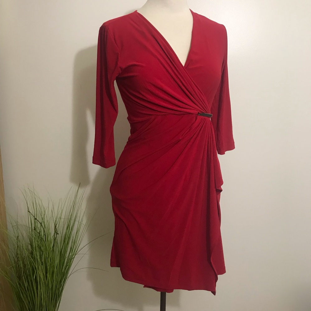 💋💋Red wrap dress💋💋♥️